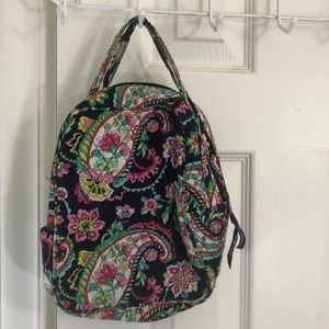 Vera Bradley paisley insulated lunch bag 7.5x8.5”